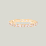 Image for ÎLE ST-LOUIS: Rose Quartz Eternity Ring