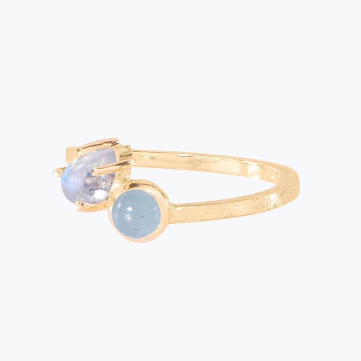 Image for ORSAY: Moonstone And Aquamarine Ring