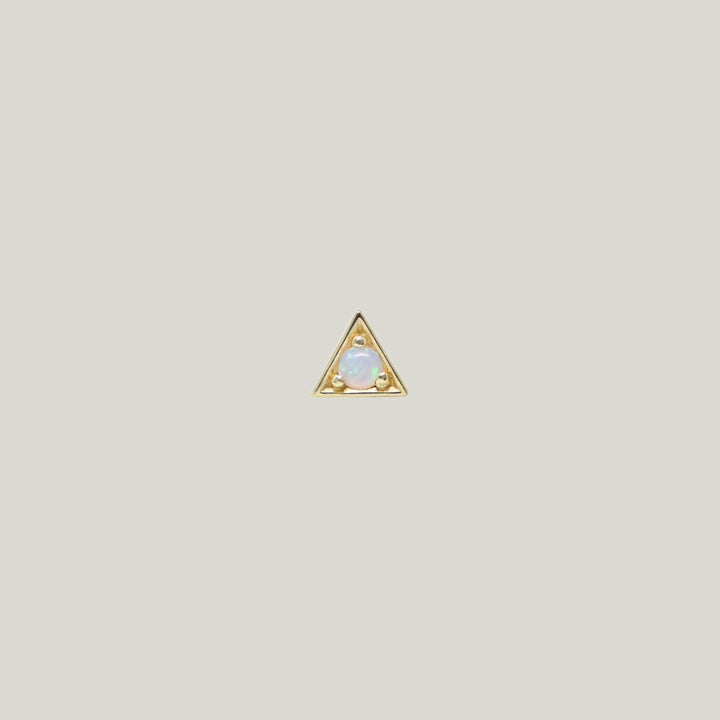 Image for Cléo Opal Triangle Stud - Single