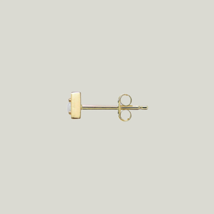 Image for Cléo Opal Triangle Stud - Single