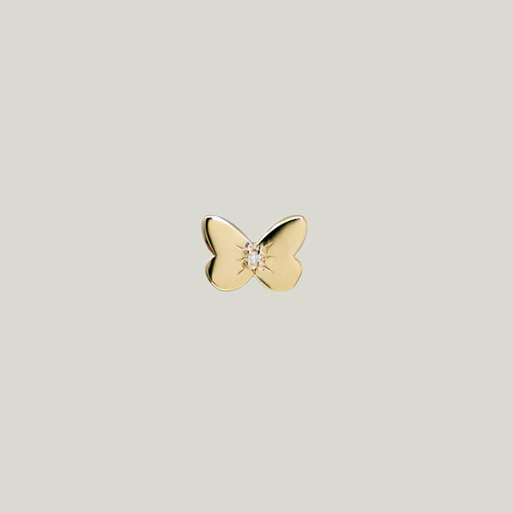 Image for Jac+Jo Amanda Icon Butterfly Stud - Single