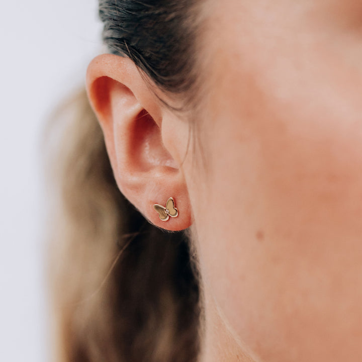 Image for Jac+Jo Amanda Icon Butterfly Stud - Single