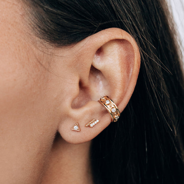 Image for Cléo Diamond Triangle Stud - Single
