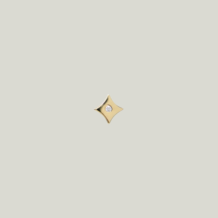 Image for Jac+Jo Gothic Diamond Micro Stud - Single