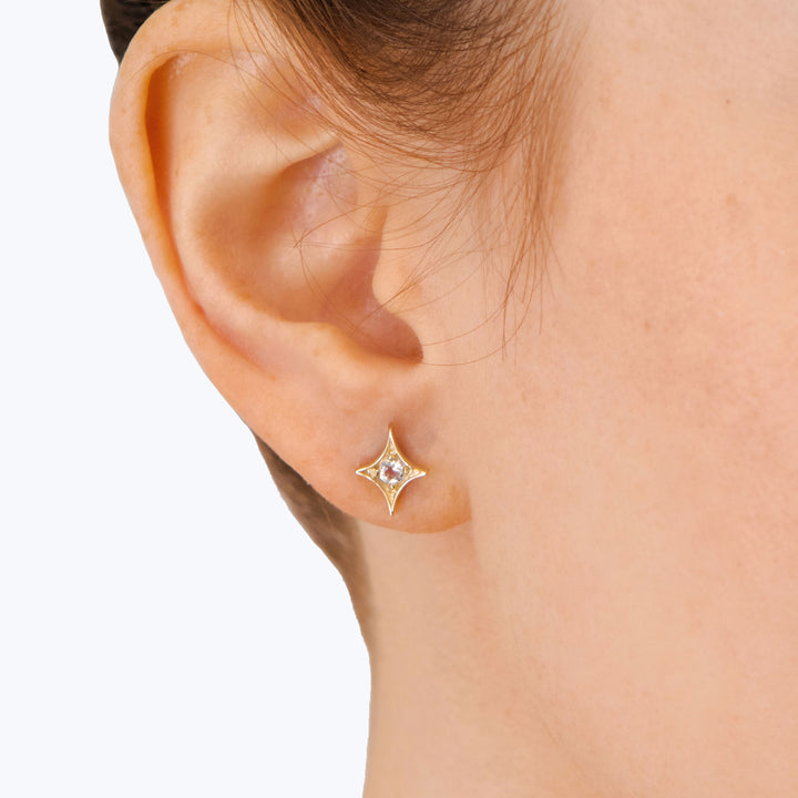 Image for Jac+Jo Gothic Diamond Stud - Single