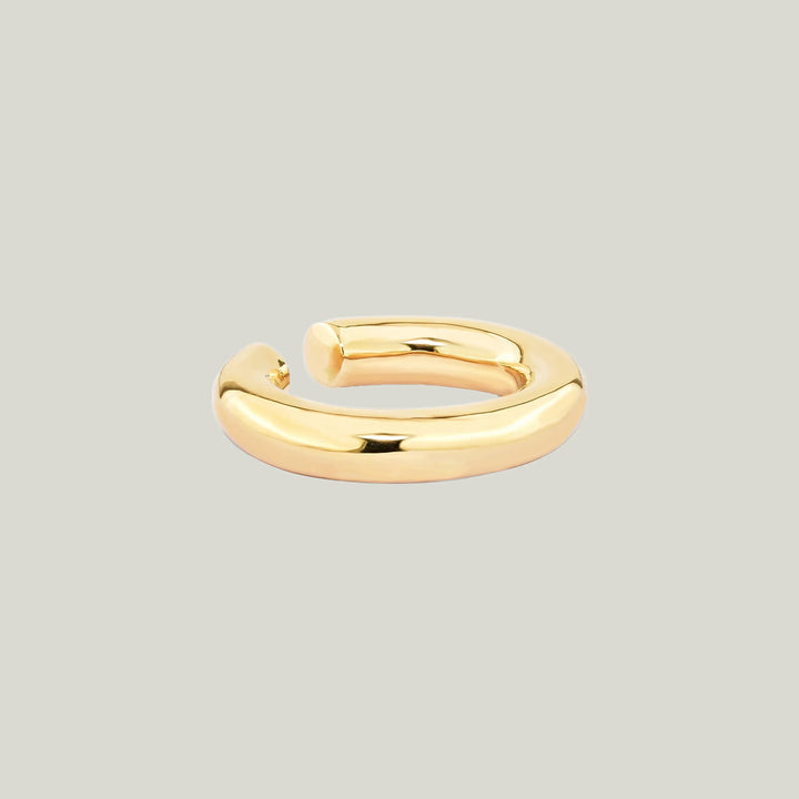 Image for Curve Yellow Gold Ear Cuff