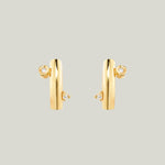 Image for Cure Gold Earrings With Diamonds