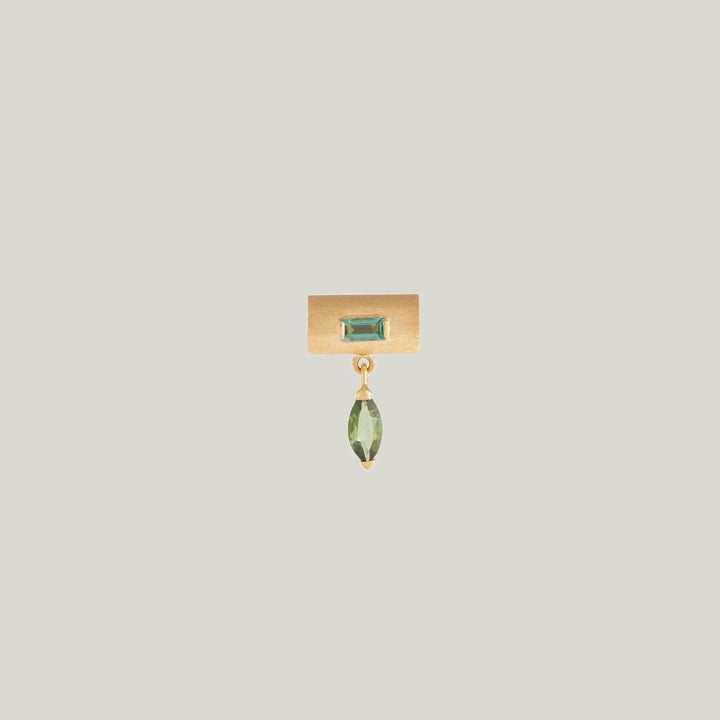Image for La Mère Emerald And Green Tourmaline Barrel Pendant