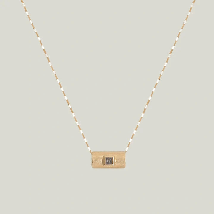 Image for La Mère Square Diamond Barrel Pendant