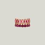 Image for Aquarela Ring 18K Gold With Pink Tourmaline And Ruby
