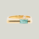 Image for La Mère Ring With Green Tourmaline And Diamond