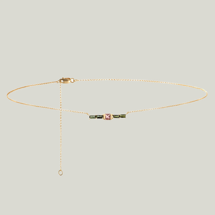 Image for La Mère Necklace With Tourmalines, Ruby, Morganiteand Emerald