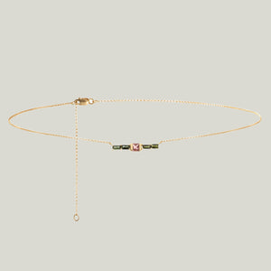 Image for La Mère Necklace With Tourmalines, Ruby, Morganiteand Emerald