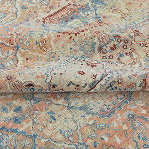 Image for Blue & Red Transitional Wool Rug - 10' x 14' - hover