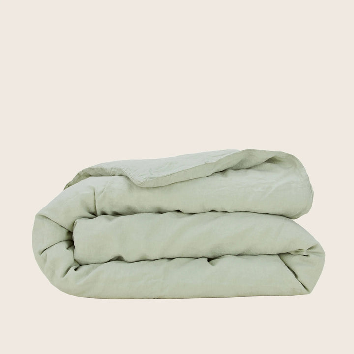 Image for Simple Linen Duvet Cover