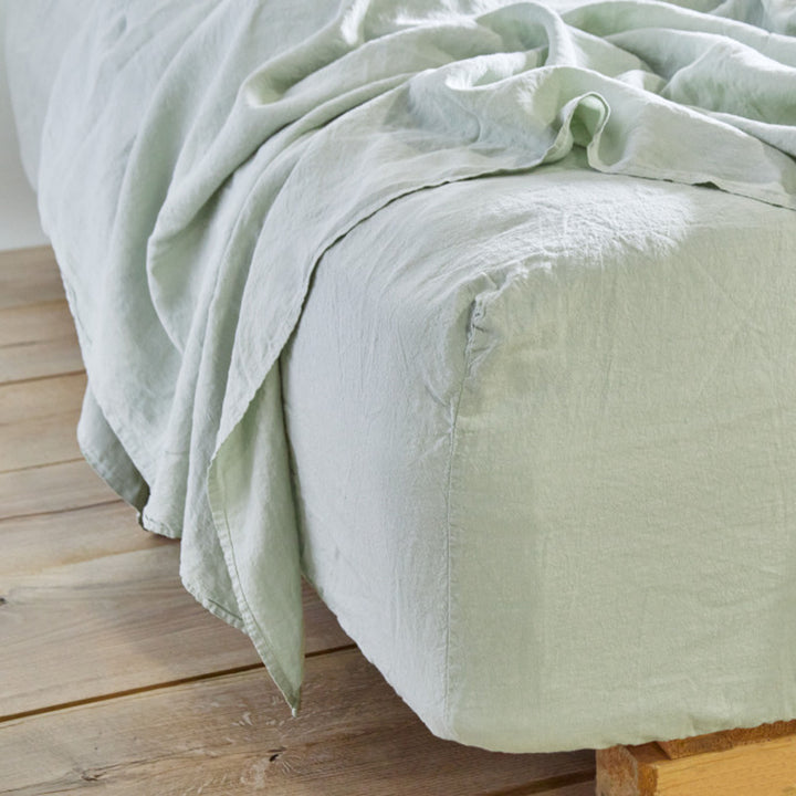 Image for Simple Linen Fitted Sheet