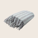 Mohair Stripe Throw
