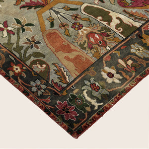 Blue & Grey Alchemy Traditional Wool Runner - 3' x 30'3" - hover