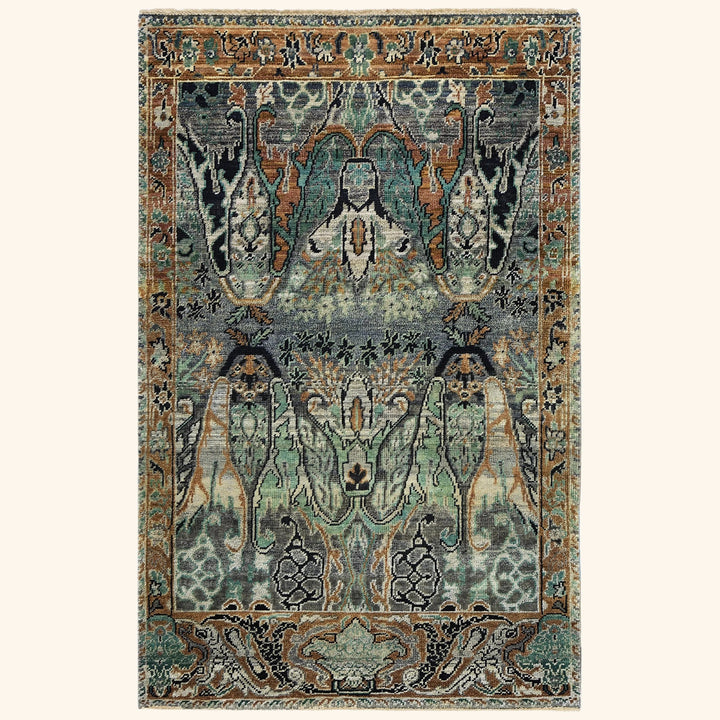 Multicolored Alchemy Traditional Wool Rug - 3'10" x 6'2"