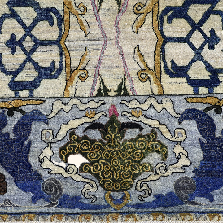 Cream Multicolored Alchemy Wool Rug - 6' x 8'