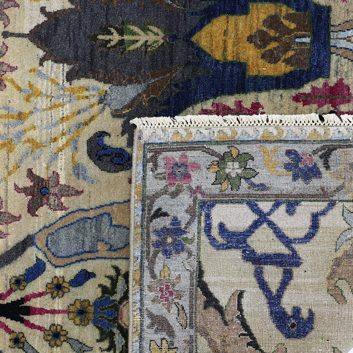 Cream Multicolored Alchemy Wool Rug - 6' x 8'
