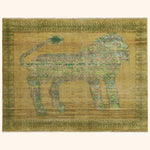Gold Alchemy Transitional Wool Silk Blend Rug - 4'8" x 6'