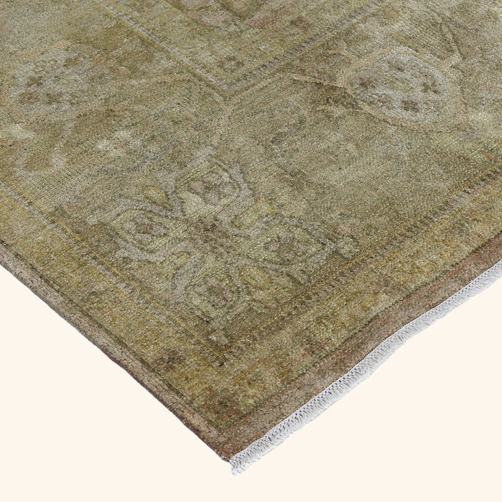 Camel Alchemy Traditional Silk Rug - 9'10" x 9'10"