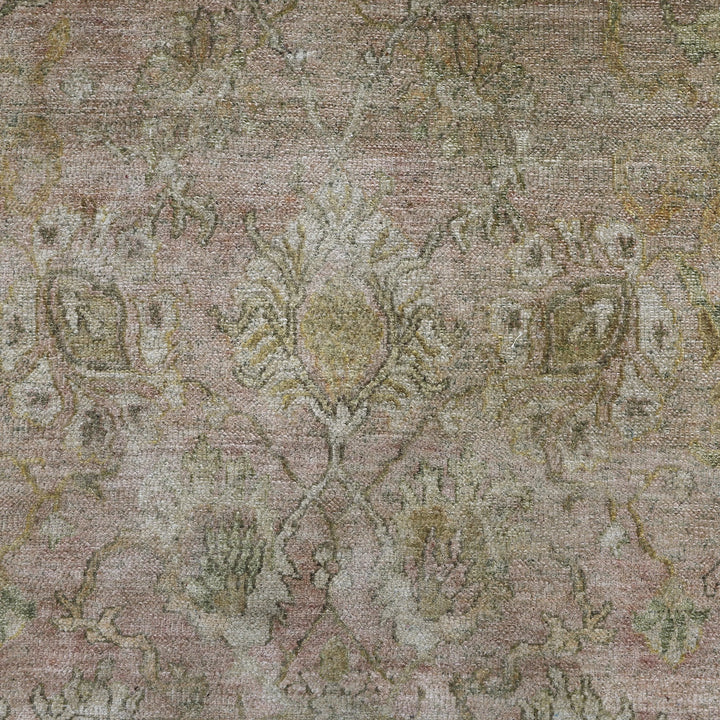 Camel Alchemy Traditional Silk Rug - 9'10" x 9'10"