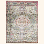 Grey Multicolored Alchemy Silk Rug - 8'10" x 11'10"
