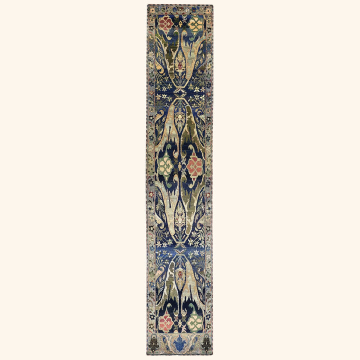 Blue Alchemy Traditional Wool Runner - 2'11" x 17'2"