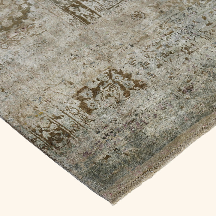 Multicolored Alchemy Wool Silk Blend Rug - 8'8" x 11'9"
