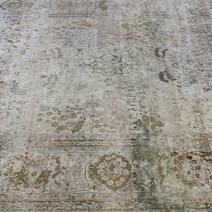 Multicolored Alchemy Wool Silk Blend Rug - 8'8" x 11'9"