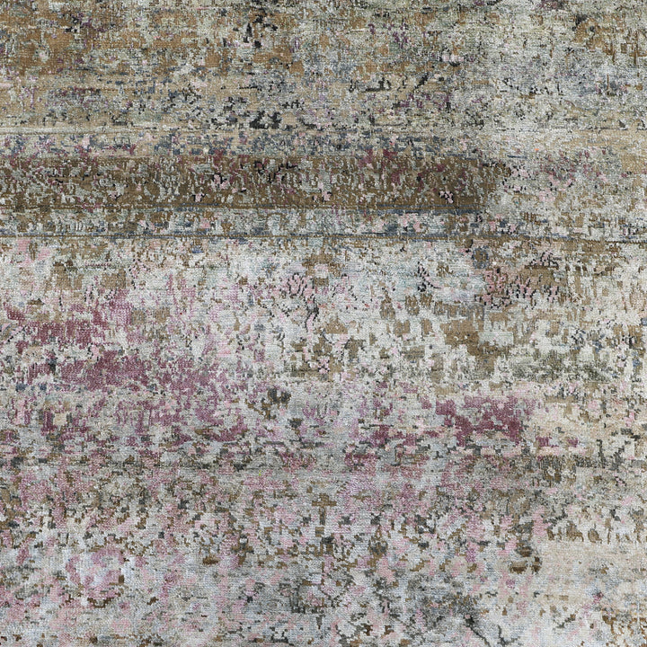 Multicolored Alchemy Wool Silk Blend Rug - 8'8" x 11'9"