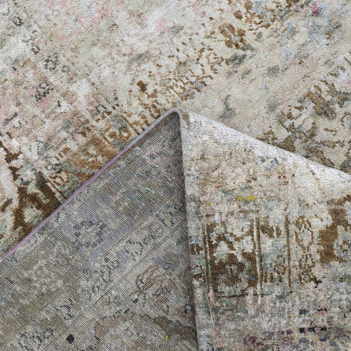 Multicolored Alchemy Wool Silk Blend Rug - 8'8" x 11'9"