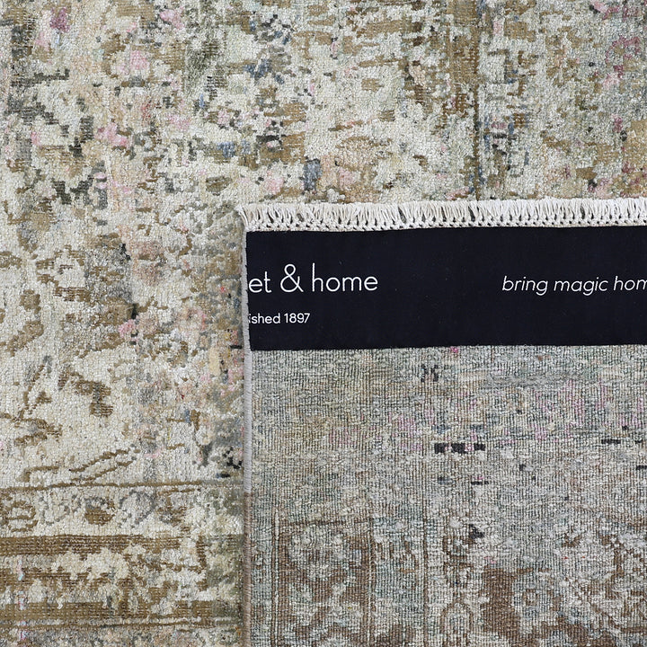 Multicolored Alchemy Wool Silk Blend Rug - 8'8" x 11'9"