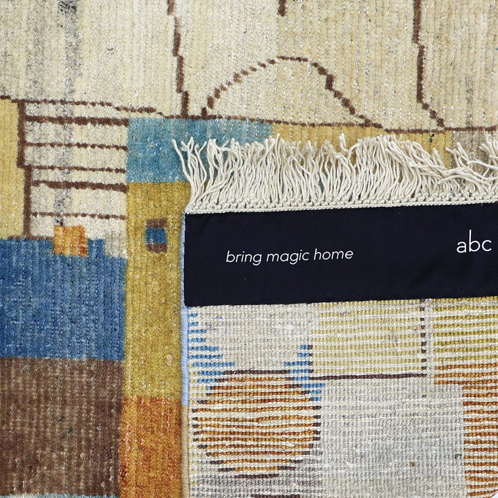 Multicolored Alchemy Contemporary Wool Rug - 3'1" x 5'8"