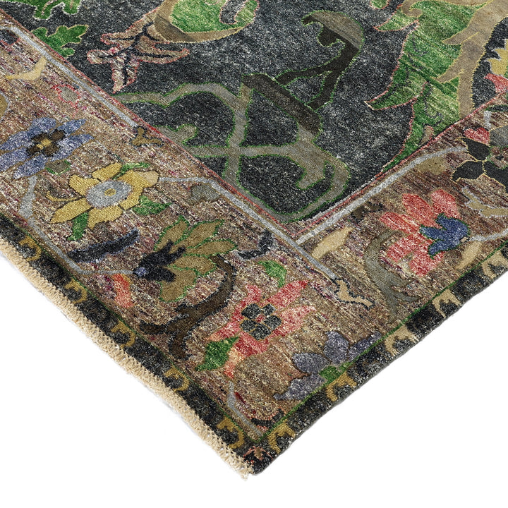 Dark Grey Multicolored Alchemy Wool Rug - 9'10" x 16'4"