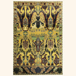 Gold Alchemy Traditional Wool Rug - 6'1" x 8'8"
