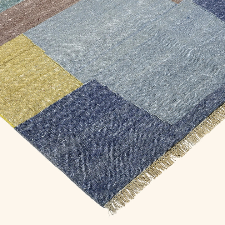 Multicolored Alchemy Contemporary Wool Rug - 7'10" x 10'