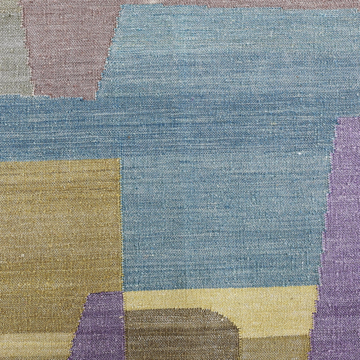 Multicolored Alchemy Contemporary Wool Rug - 7'10" x 10'