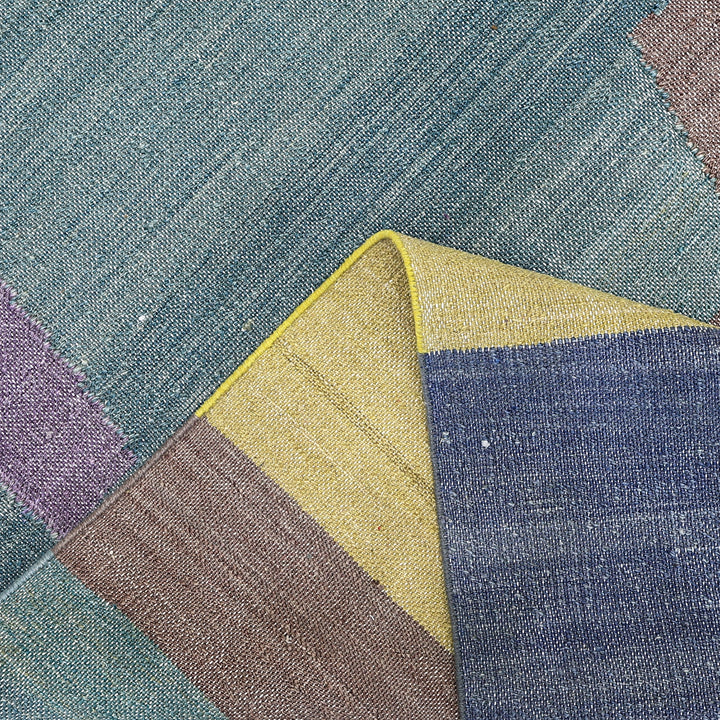 Multicolored Alchemy Contemporary Wool Rug - 7'10" x 10'