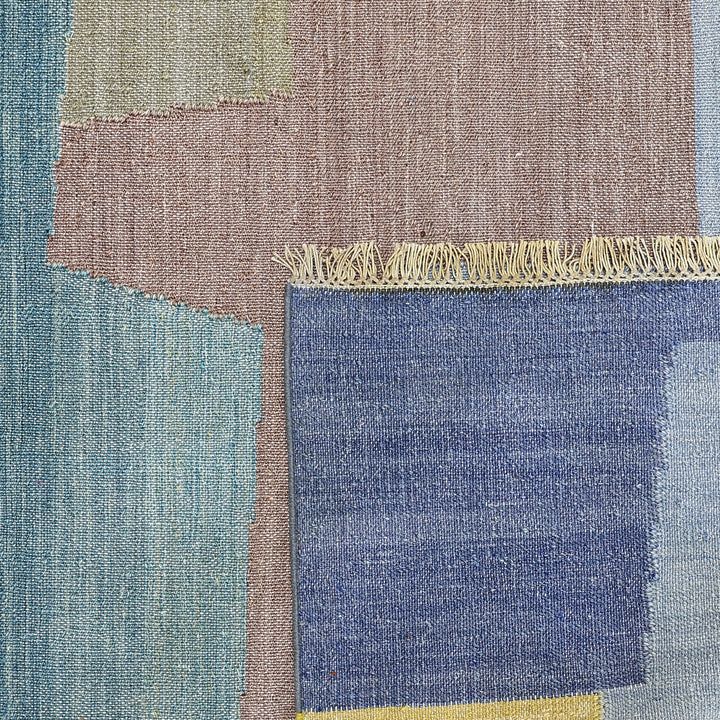 Multicolored Alchemy Contemporary Wool Rug - 7'10" x 10'