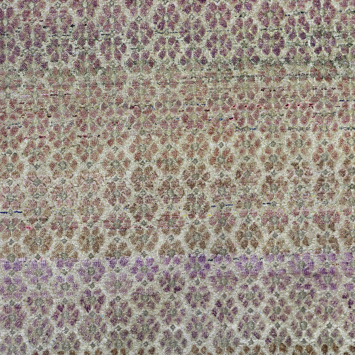 Purple Multicolored Alchemy Wool Silk Blend Rug - 9' x 13'4"
