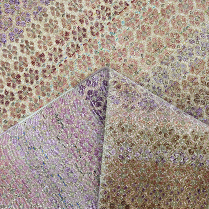 Purple Multicolored Alchemy Wool Silk Blend Rug - 9' x 13'4"