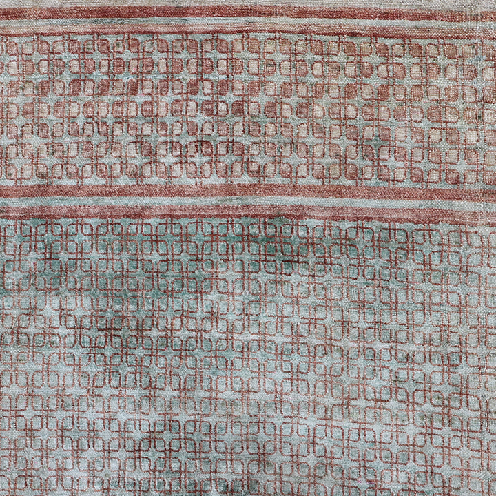 Grey & Pink Alchemy Traditional Silk Rug - 11'1" x 11'9"