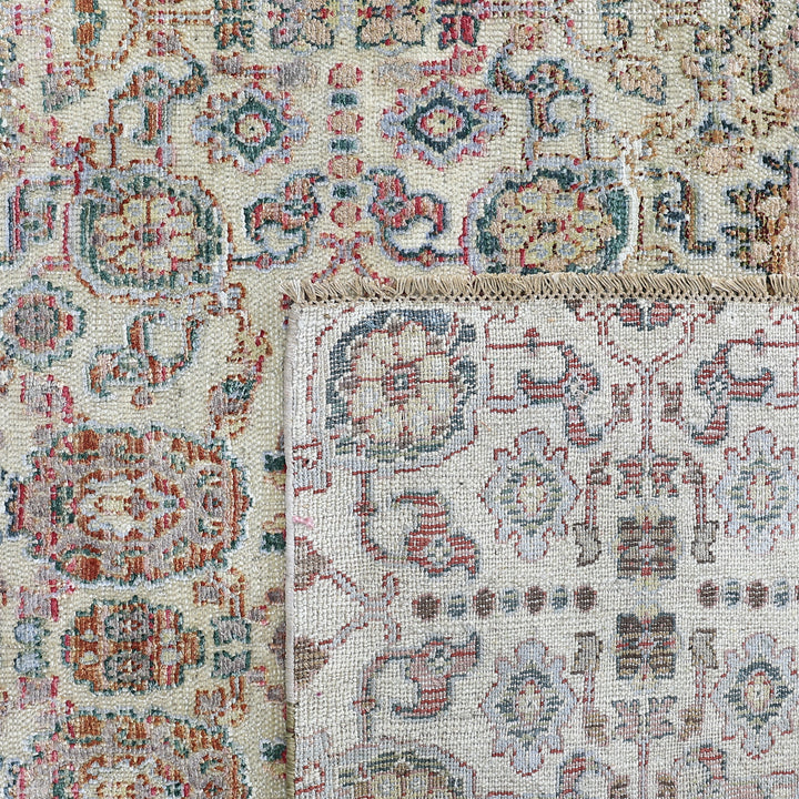 Cream Alchemy Transitional Wool Silk Blend Rug - 16' x 20'
