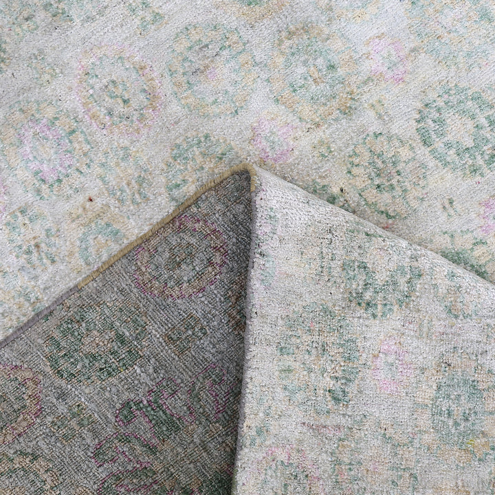 Grey Alchemy Traditional Silk Rug - 9'8" x 10'7"