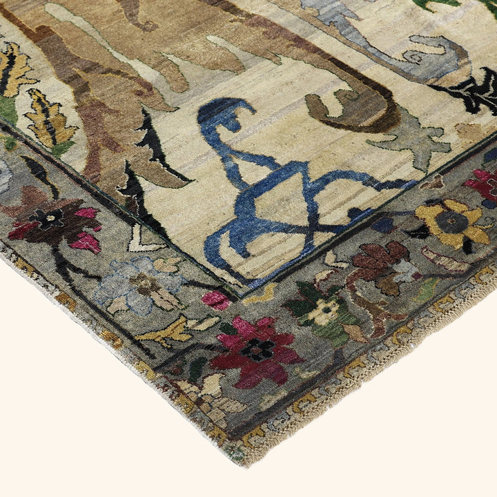 Cream Multicolored Alchemy Wool Rug - 10' x 14'