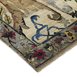 Cream Multicolored Alchemy Wool Rug - 10' x 14' - hover