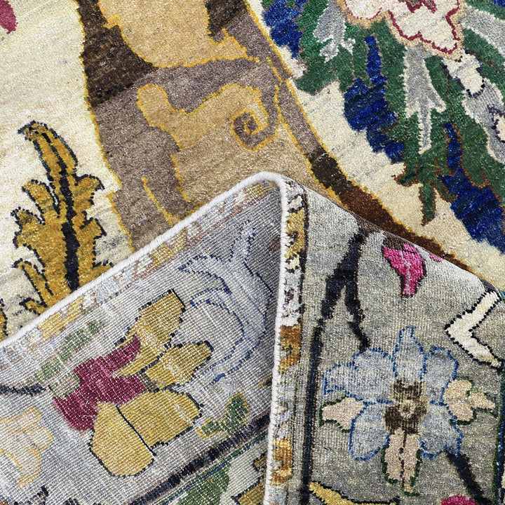 Cream Multicolored Alchemy Wool Rug - 10' x 14'